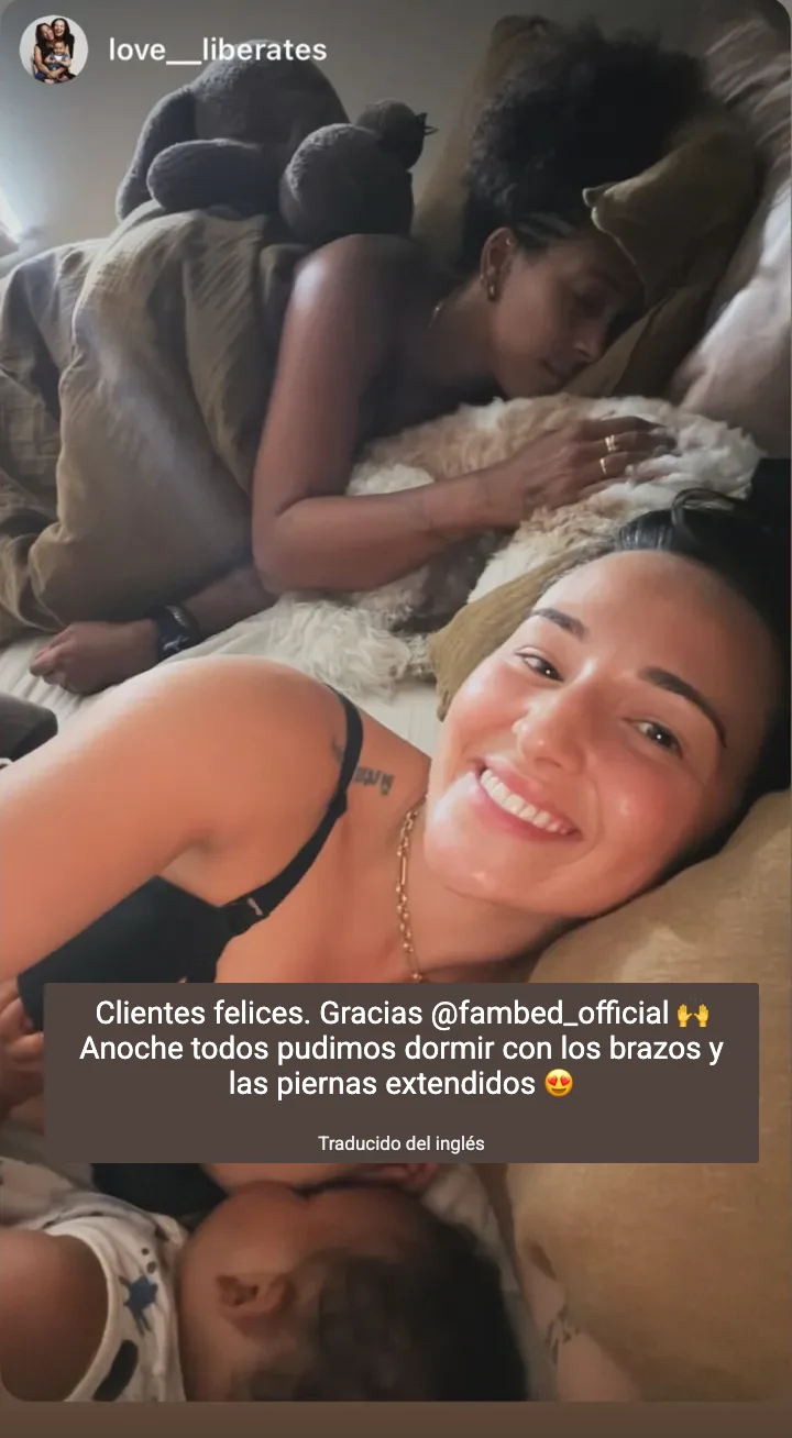 Cama familiar FamBed en casa de un cliente