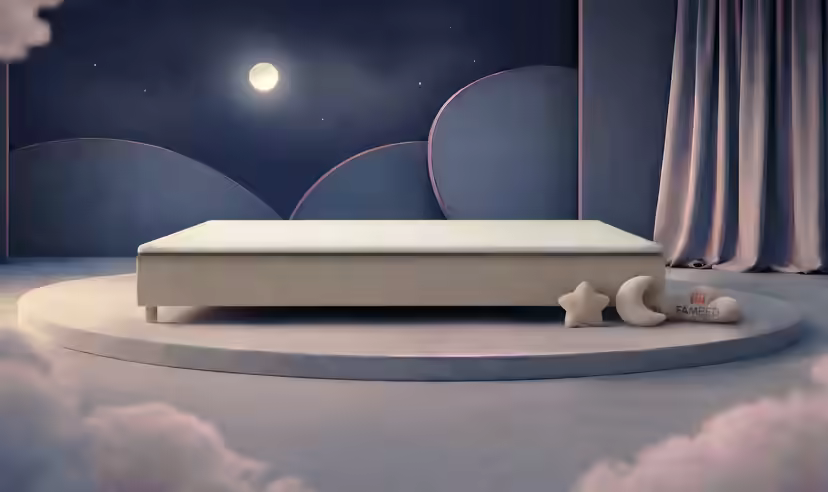 FAMBED family bed in beige, 340 × 200 cm, without headboard